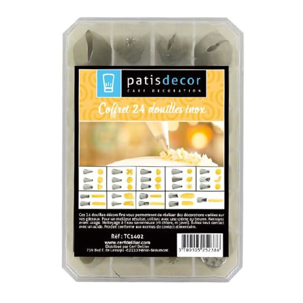 Patis Decor 24 piece piping nozzle set