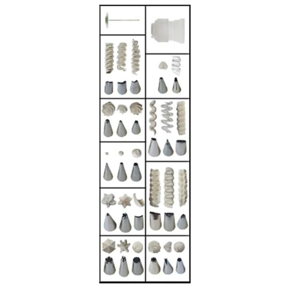 Patis Decor 26 piece piping nozzle set Patis Decor 26 piece piping nozzle set