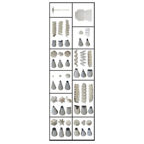Patis Decor 26 piece piping nozzle set Patis Decor 26 piece piping nozzle set
