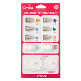 Decora Spuitmondjesset, roze, 10 stuks