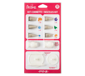 Decora Piping nozzle set for flowers