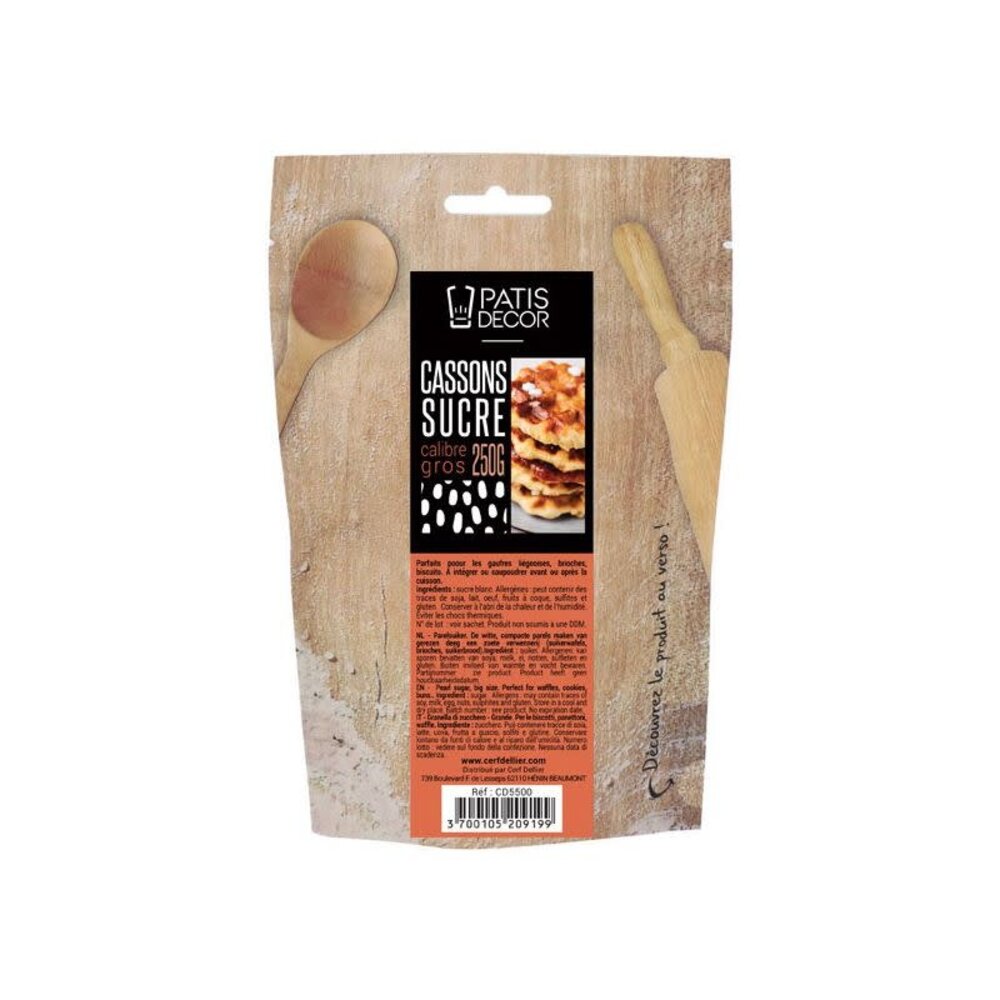 Patis Decor Pearl sugar large 250g