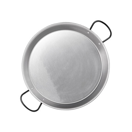 Vaello La Valenciana Paellapan extra dik staal voor inductie 30cm Vaello La Valenciana Paellapan extra dik staal voor inductie 30cm
