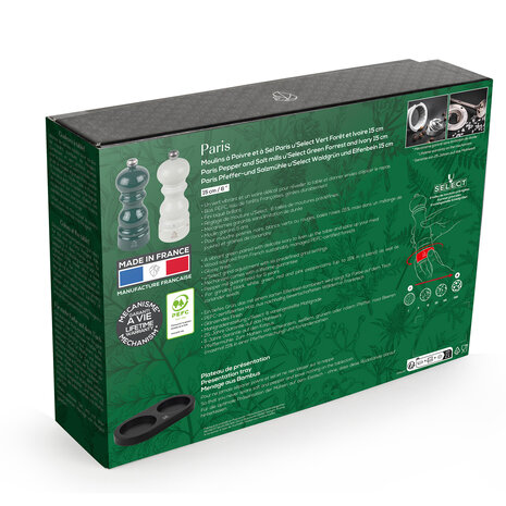 Peugeot Paris Duo pepper and salt mill gift set Peugeot Paris Duo pepper and salt mill gift set