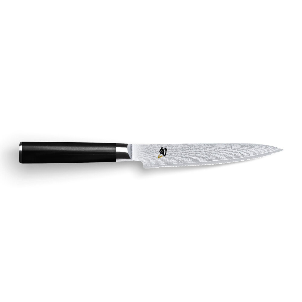Kai Shun Classic utility knife 15cm with serrated edge
