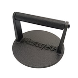 Barbecue Masters Round cast iron smash burger press Barbecue Masters Round cast iron smash burger press