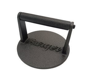 Barbecue Masters Round cast iron smash burger press Barbecue Masters Round cast iron smash burger press