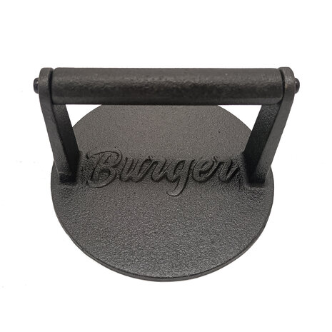 Barbecue Masters Gietijzeren ronde smashburgerpers