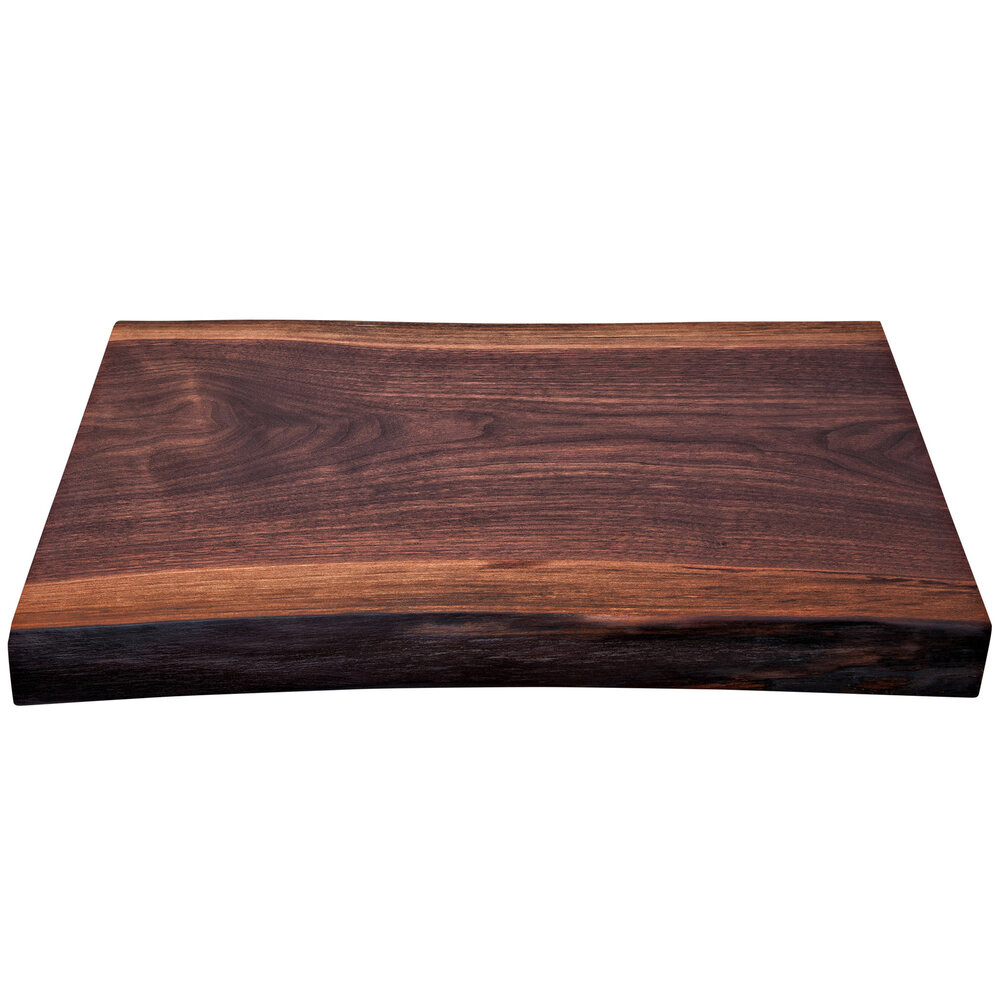 Kai Massief walnoothouten snijplank ca. 58 x 35-40 x 5 cm