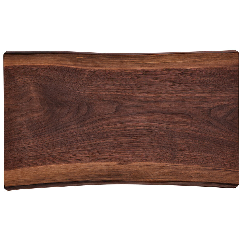 Kai Massief walnoothouten snijplank ca. 58 x 35-40 x 5 cm