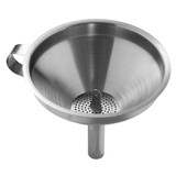 RVS trechter met zeefje 15cm