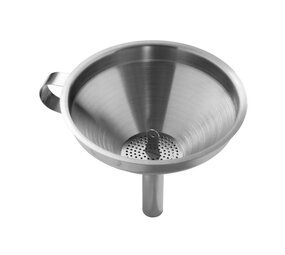 RVS trechter met zeefje 13cm