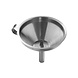 Stainless steel funnel with detachable filter 10cm Stainless steel funnel with detachable filter 10cm