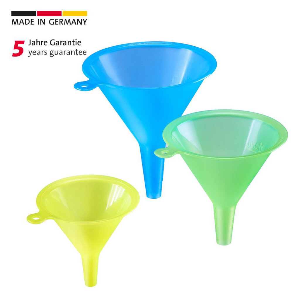 Westmark 3 piece plastic funnel set