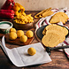 Victoria Cast iron tortilla press and pataconera with reinforced base and lever, 16.5 cm plates