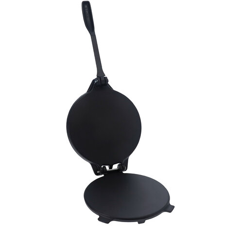 Victoria Cast iron tortilla press and pataconera with reinforced base and lever, 20 cm plates