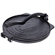 Victoria Gietijzeren tortillapers en pataconera met versterkte basis en hendel, 25 cm platen