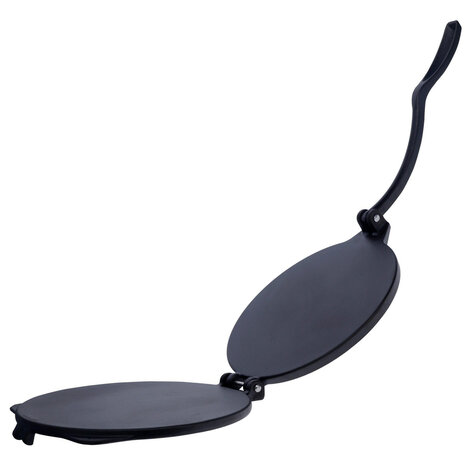 Victoria Cast iron tortilla press and pataconera with reinforced base and lever, 25 cm plates