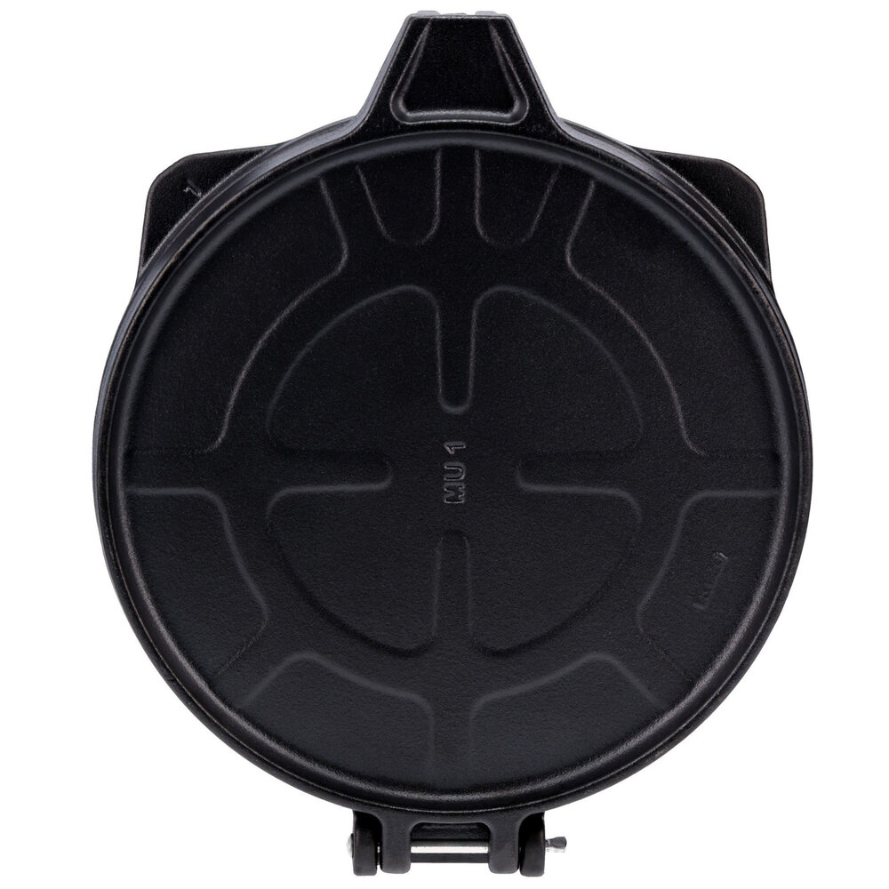Victoria Cast iron tortilla press and pataconera with reinforced base and lever, 25 cm plates