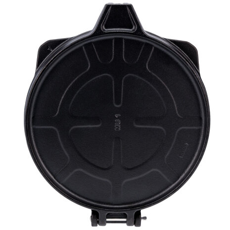 Victoria Cast iron tortilla press and pataconera with reinforced base and lever, 25 cm plates