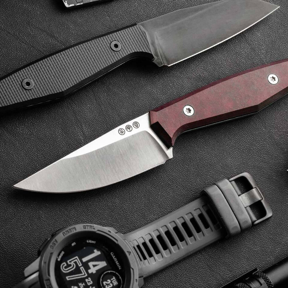 Böker Daily Knives AK1 Droppoint Richlite Redstone Böker Daily Knives AK1 Droppoint Richlite Redstone