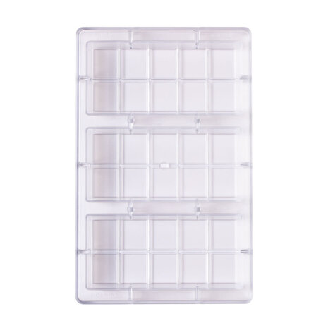 Decora Copolyester chocolate mold for 3 Dubai bars of 225 grams Decora Copolyester chocolate mold for 3 Dubai bars of 225 grams