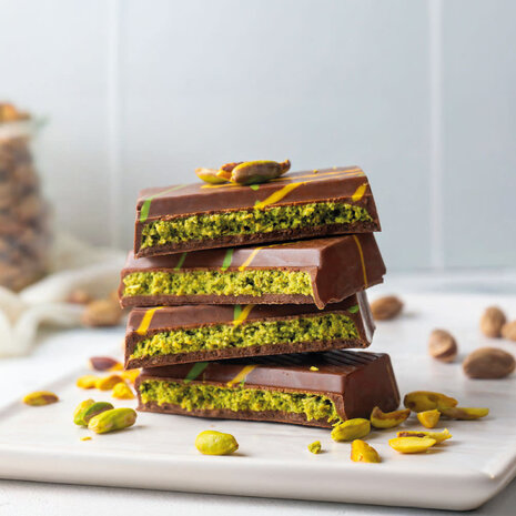 Decora Chocoladevorm copolyester 3 Dubai repen van 225 gram Decora Chocoladevorm copolyester 3 Dubai repen van 225 gram