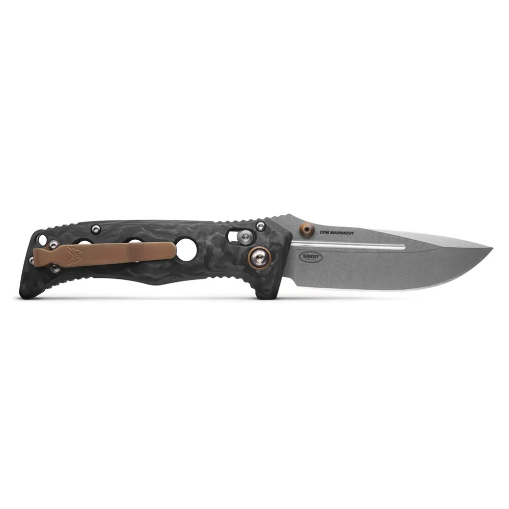 Benchmade Mini Adamas® | Marbled Carbon Fiber | Drop-point