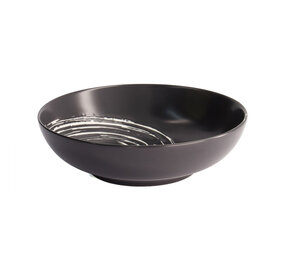 Tokyo Design Studio Black Maru Series Bowl 17.8x4.5cm 550ml