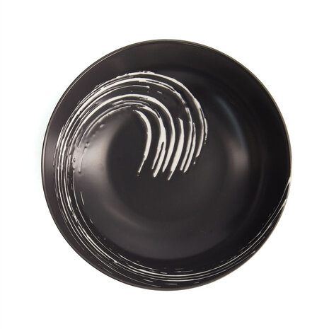 Tokyo Design Studio Black Maru Series Bowl 17.8x4.5cm 550ml Tokyo Design Studio Black Maru Series Bowl 17.8x4.5cm 550ml