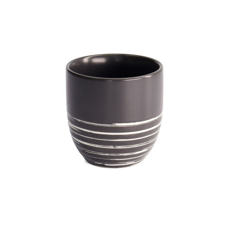 Tokyo Design Studio Black Maru Series Cup 8x8cm 250ml Tokyo Design Studio Black Maru Series Cup 8x8cm 250ml