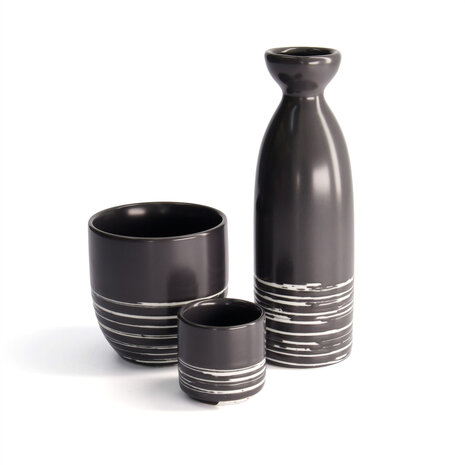 Tokyo Design Studio Black Maru Series Cup 8x8cm 250ml Tokyo Design Studio Black Maru Series Cup 8x8cm 250ml