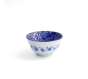 Tokyo Design Studio Natsu Shozui Rice Bowl 12x6.4cm Blue/White