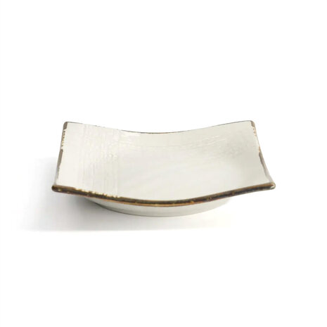 Tokyo Design Studio Hime Kobiki Square Plate 13.5x13.5cm