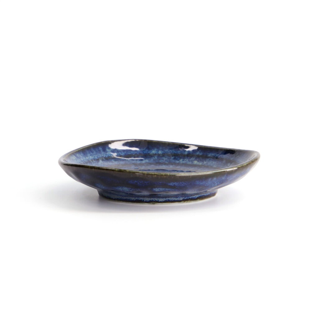 Tokyo Design Studio Cobalt Blue Triangle Mini Plate 9.7x2cm