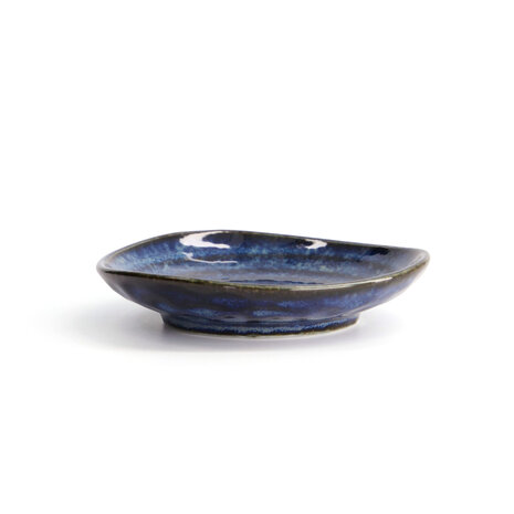 Tokyo Design Studio Cobalt Blue Triangle Mini Plate 9.7x2cm