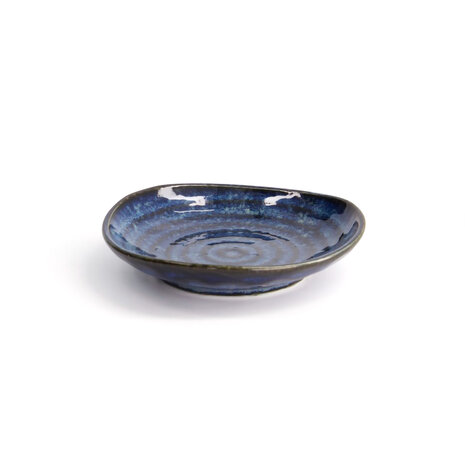 Tokyo Design Studio Cobalt Blue Triangle Mini Plate 9.7x2cm