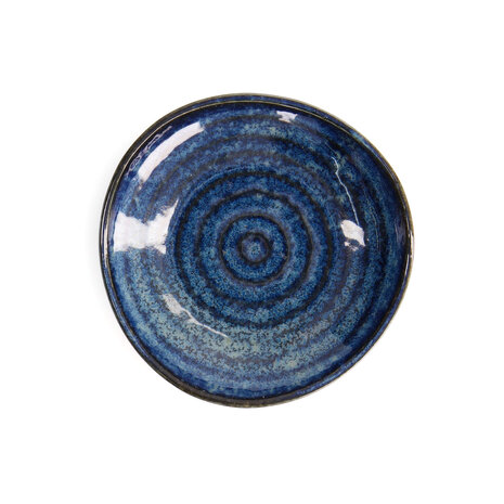 Tokyo Design Studio Cobalt Blue Triangle Mini Plate 9.7x2cm