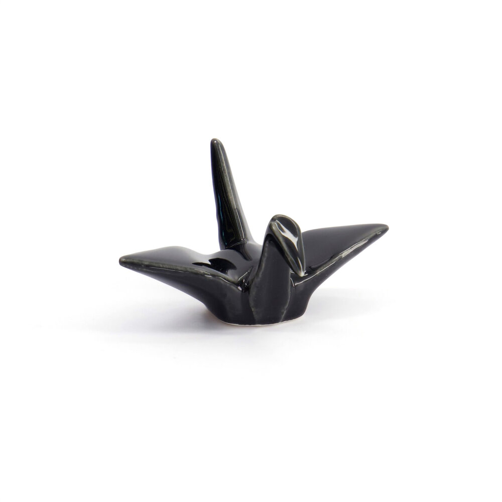 Tokyo Design Studio Chopstick rest black crane