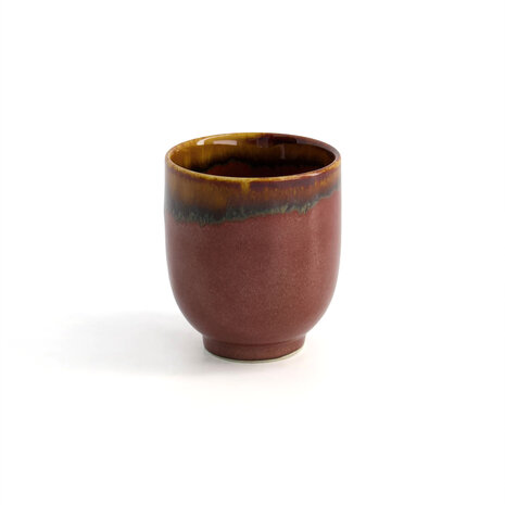 Tokyo Design Studio Craft Cup 7x8.4cm 200ml Yunomi Nuri wake -Tetsuaka Tokyo Design Studio Craft Cup 7x8.4cm 200ml Yunomi Nuri wake -Tetsuaka