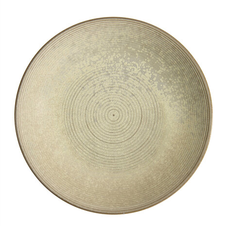 Tokyo Design Studio Gold Sand Grey Shallow Dish 26x5cmh Grey Tokyo Design Studio Gold Sand Grey Shallow Dish 26x5cmh Grey
