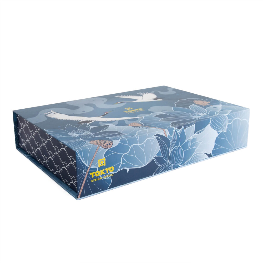 Tokyo Design Studio Glassy Dark Blue Giftset 8-delig Tokyo Design Studio Glassy Dark Blue Giftset 8-delig