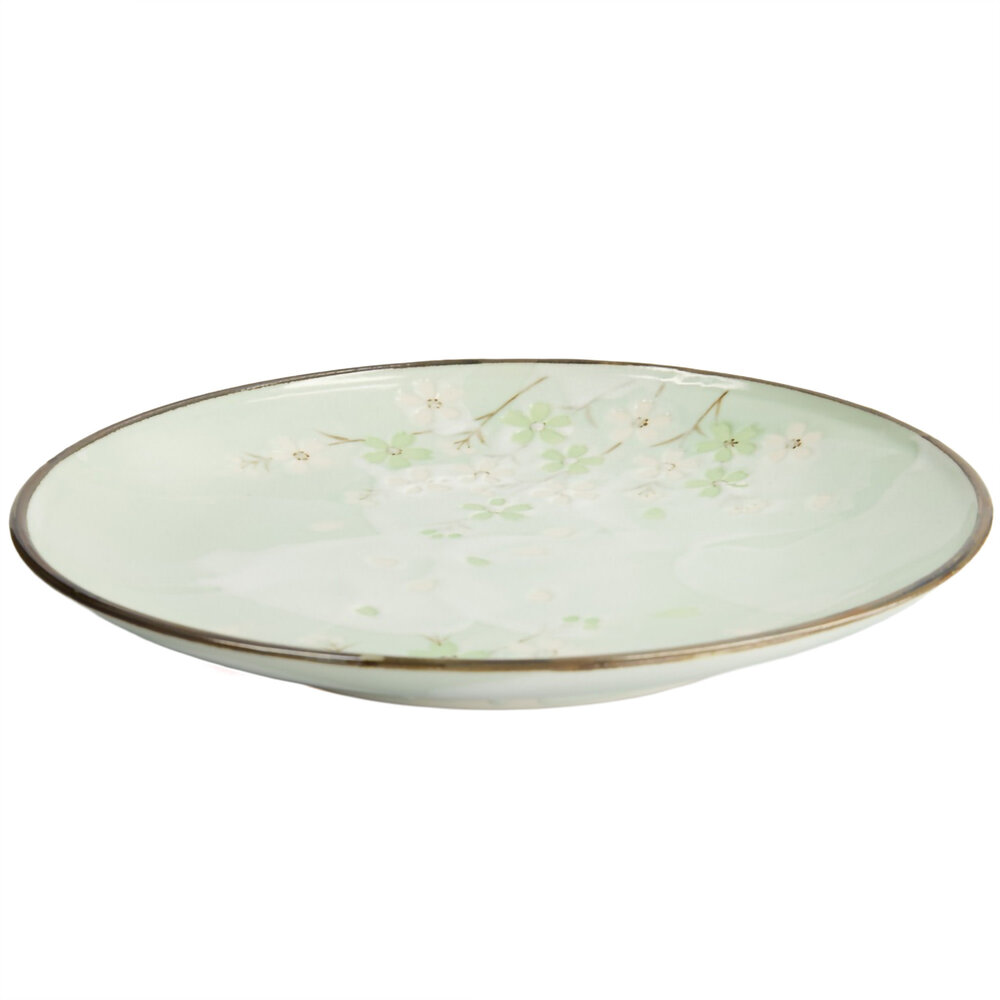 Tokyo Design Studio Green Cosmos Plate 28.5x3.5cm Tokyo Design Studio Green Cosmos Plate 28.5x3.5cm