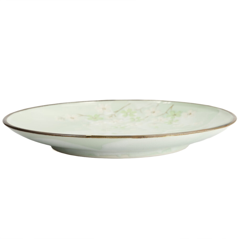 Tokyo Design Studio Green Cosmos Plate 28.5x3.5cm Tokyo Design Studio Green Cosmos Plate 28.5x3.5cm
