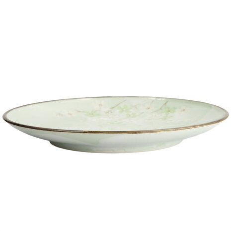 Tokyo Design Studio Green Cosmos Plate 28.5x3.5cm Tokyo Design Studio Green Cosmos Plate 28.5x3.5cm