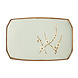 Tokyo Design Studio Green Soshun Oblong Plate 22x14.5x2.3cm Tokyo Design Studio Green Soshun Oblong Plate 22x14.5x2.3cm