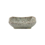 Tokyo Design Studio Grey Soshun Oblong Choku sauce plate 8.8x6.5x2.8cm