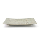 Tokyo Design Studio Grey Soshun Oblong Plate 33.2x19.3x2.2cm