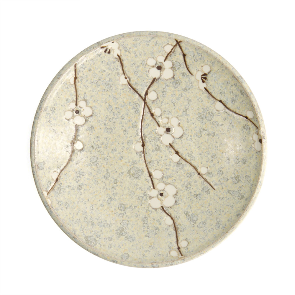 Tokyo Design Studio Grey Soshun Plate 19.5cm Tokyo Design Studio Grey Soshun Plate 19.5cm