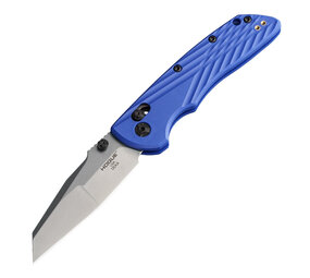 Hogue Deka® Manual Folder 3.25" Wharncliffe Blade - Stone Tumbled Blue Polymer Frame Hogue Deka® Manual Folder 3.25" Wharncliffe Blade - Stone Tumbled Blue Polymer Frame